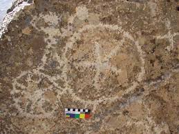 اشکال هندسی در سنگ نگاره  تیمره